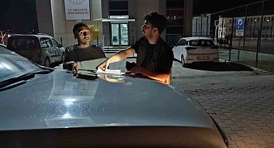 Sinop'ta yaralı halde bulunan leylek tedavi altına alındı