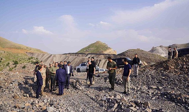 Şırnak Valisi Ekici'den Cudi Dağı'nda inceleme