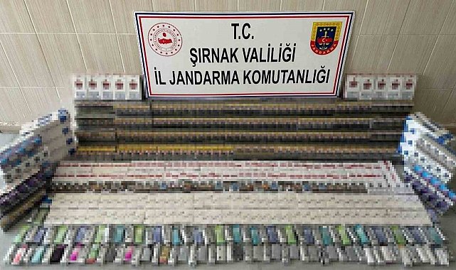 Şırnak'ta 5 milyon lira değerinde gümrük kaçağı ürün ele geçirildi