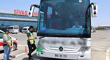 Sivas'ta bayram öncesi trafik denetimleri arttı