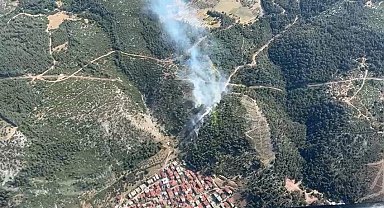 Soma'da aynı gün ikinci orman yangını