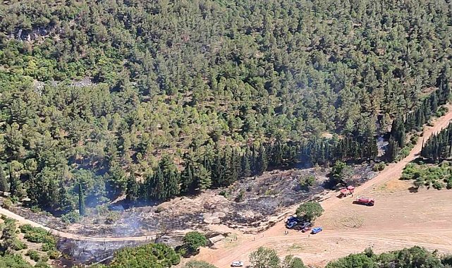 Soma'da semaver ateşinden çıkan yangın söndürüldü: 1 gözaltı