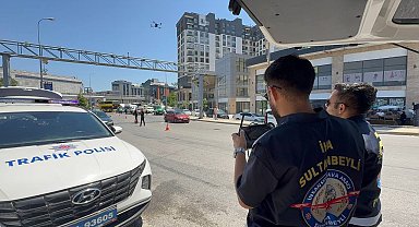 Sultanbeyli İlçe Emniyet Müdürlüğü'nden bayram öncesi anlamlı trafik uygulaması