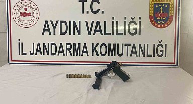 Şüphe üzerine durdurulan şahıstan tabanca ele geçirildi
