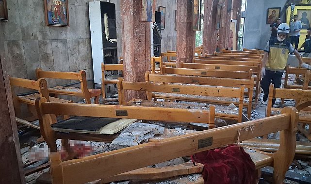 Suriye'de kiliseye saldırı