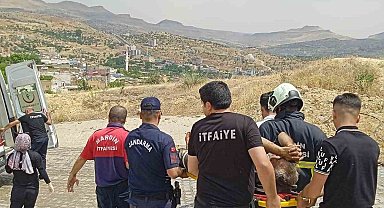 Sürücüsünün kontrolünden çıkan kamyon, çukura düştü: 2 yaralı