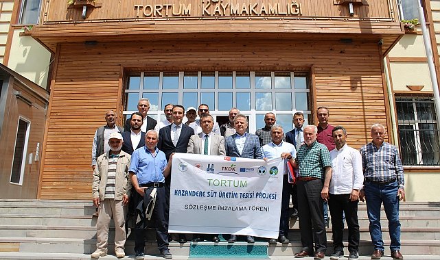 Süt üretimi için 30 milyonluk projenin imzaları atıldı