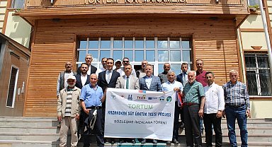 Süt üretimi için 30 milyonluk projenin imzaları atıldı