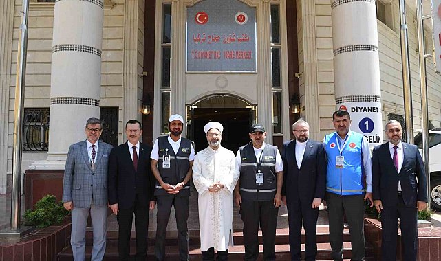 Suudi Arabistan Hac ve Umre Bakanı er-Rabia'dan Diyanet İşleri Başkanı Erbaş'a ziyaret