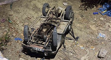 Takla atan cipte bulunan 2 kişi yaralandı