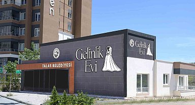 Talas Belediyesi'nden bir ilk daha; Gelinlik Evi