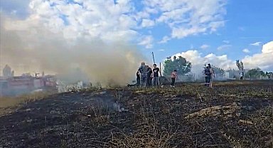 Tarlayı ateşe verdi, polis izini 96 saatte buldu