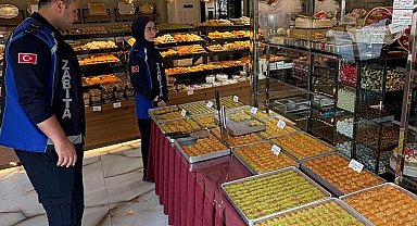 Tatlı üretimi ve satışına zabıta denetimi