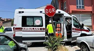 Tavşanlı'da trafik kazası: 2 yaralı