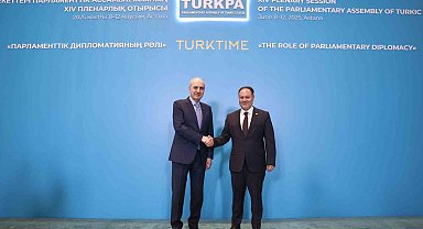 TBMM Başkanı Kurtulmuş, KKTC Cumhuriyet Meclisi Başkanı Öztürkler ile görüştü