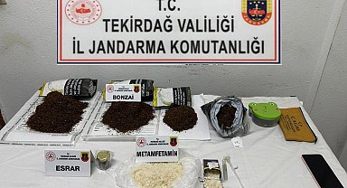 Tekirdağ'da 6 ayrı uyuşturucu operasyonunda 2 kiloya yakın madde ele geçirildi