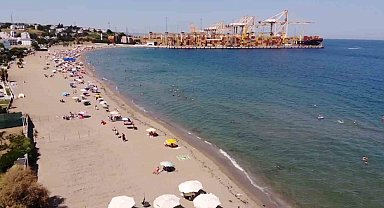 Tekirdağ'da bayramda plajlar doldu taştı