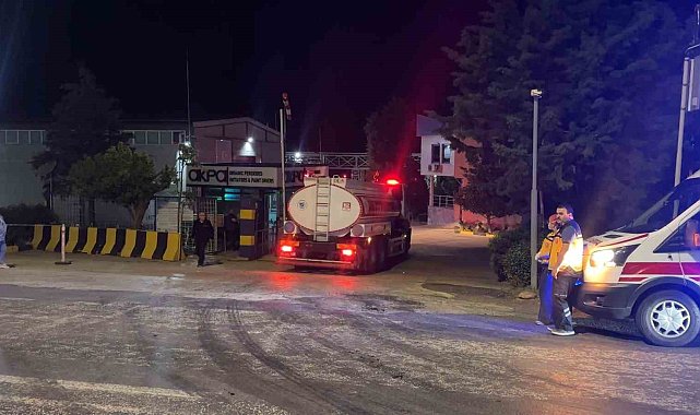 Tekirdağ'da kimya fabrikasında yangın