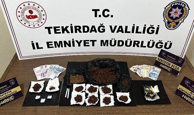 Tekirdağ'da uyuşturucu operasyonunda 9 kişi tutuklandı