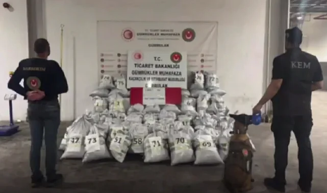 Ticaret'ten rekor uyuşturucu operasyonu! Kömüre emdirilmiş tonlarca uyuşturucu!