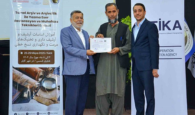 TİKA'dan Afganistan'da arşivcilik ve restorasyon eğitimi