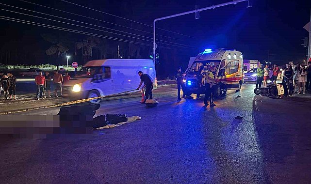 Tırla çarpışan motosiklet sürücüsü hayatını kaybetti