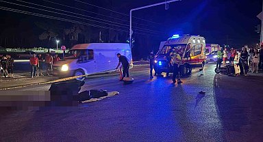 Tırla çarpışan motosiklet sürücüsü hayatını kaybetti