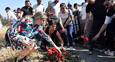 TOSBİ işçilerinden 'Ölüm Yolu' protestosu