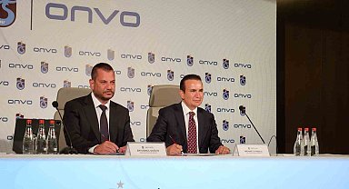 Trabzonspor'un forma sırt sponsoru Onvo oldu