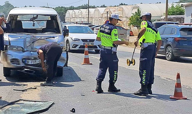 Trafik kazası: 1 yaralı