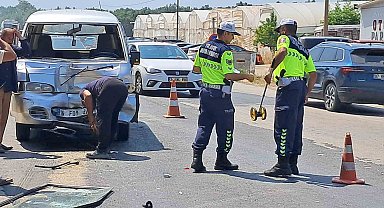 Trafik kazası: 1 yaralı