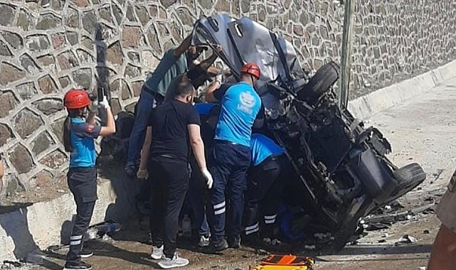 Tunceli'de korkunç kaza: 1'i ağır 6 yaralı
