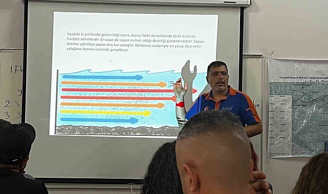 Tunceli'de su üstü arama kurtarma eğitimleri başladı