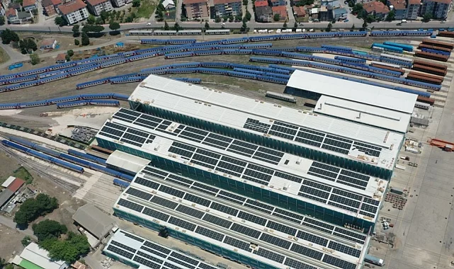 TÜRASAŞ'tan dev adım... Güneş enerjisiyle tren üretimi