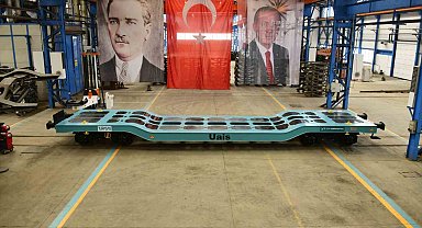 UAIS tipi askeri araç taşıma vagonları teslime hazır