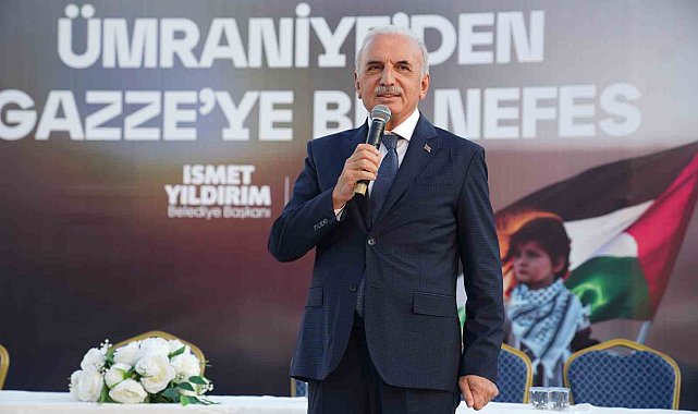 Ümraniye'den Gazze'ye destek etkinliği