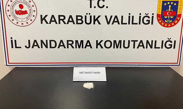Uyuşturucu operasyonunda 8,13 gram metamfetamin ele geçirildi