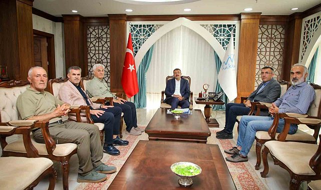 Vali Çelik, dağcılık federasyonu heyetini ağırladı