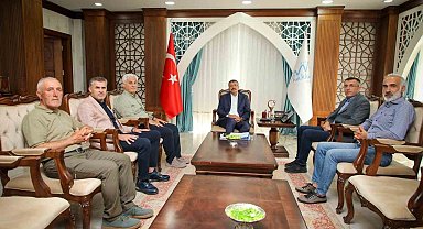 Vali Çelik, dağcılık federasyonu heyetini ağırladı