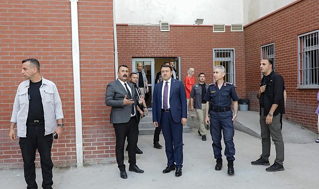 Vali Musa Işın'dan Geri Gönderme Merkezi'ne denetim ziyareti
