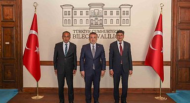 Vali Sözer'e hayırlı olsun ziyaretleri sürüyor