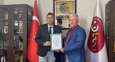 Veteriner Gıda Hijyenistleri Derneği'nden TVHB'ye ziyaret