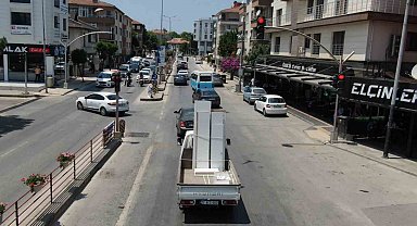 Yalova'da dron destekli kırmızı ışık denetimleri