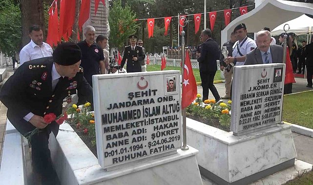 Yalova'da jandarmanın kuruluş yıldönümünde şehitler anıldı