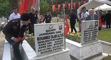 Yalova'da jandarmanın kuruluş yıldönümünde şehitler anıldı