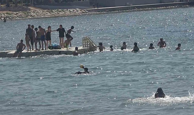 Yalova'da sıcak hava etkili oluyor