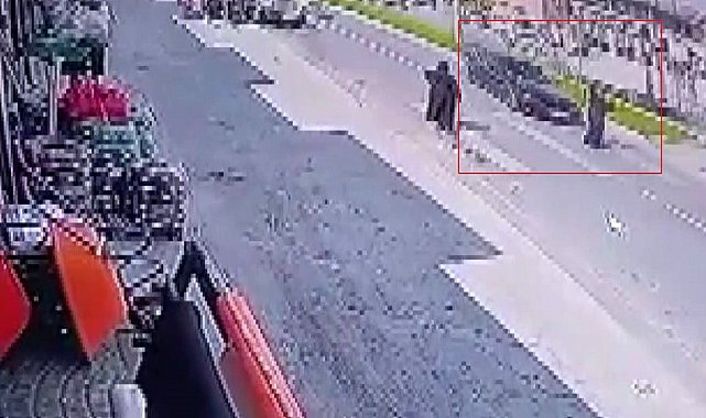 Yaya geçidinden geçerken canından oluyordu