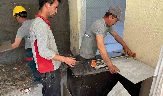 Yerkesik Gasilhanesi Menteşe Belediyesi tarafından yenilendi