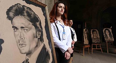 Yeşilçam filmlerinin unutulmaz isimlerinin portrelerini çizdiler