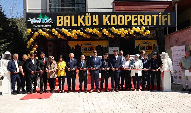Yığılca'da bal dolum tesisi ve arı ürünleri satış mağazası açıldı